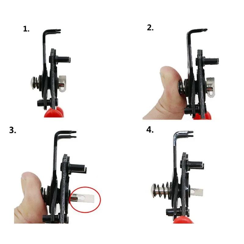 4-In-1 Circlip Pliers Set Snap Ring Pliers Multi Crimp Removable Plier Head Retaining Circlip Pliers Hand Tools Multifunctional