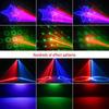 Double-Head Strobe Light: Full-Color Laser Christmas Projector with Sound Control for Stage and KTV Atmosphere