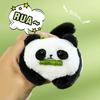 Jucărie de pluș Panda drăguț pandantiv cu cataramă și clopoțel fără baterie.