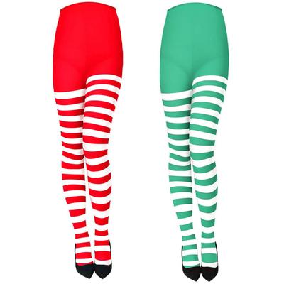 Halloween Stockings Role Play Cosplay Striped Socks Christmas Jumpsuit Sexy Decoration Props