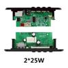2*25W  MP3 Player Decoder Board 12V Bluetooth 5.0 50W Amplifier Car FM Radio Module Support TF