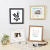Hakuba HAKUBA Picture Frame Colored Paper Frame AZ Black Made of wood For colored photos and Uses PS board Comes with stand and hanging cord SG-02