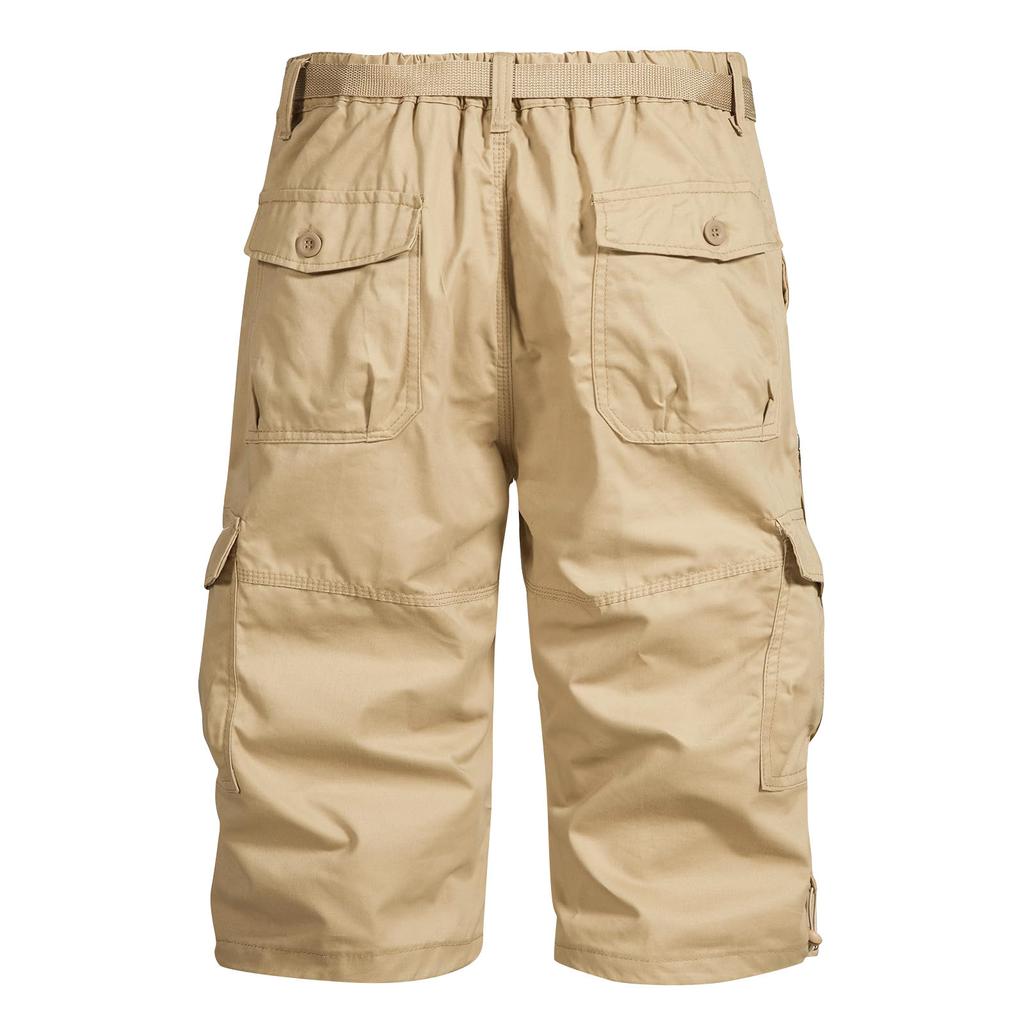 Men's Casual Workwear Multi-Pocket Shorts