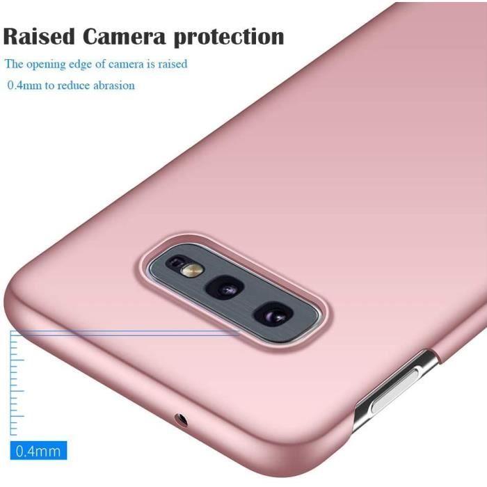 Blue Case for Samsung Galaxy S10e with 2 Scratch-Resistant Tempered Glasses Ultra Slim Shockproof