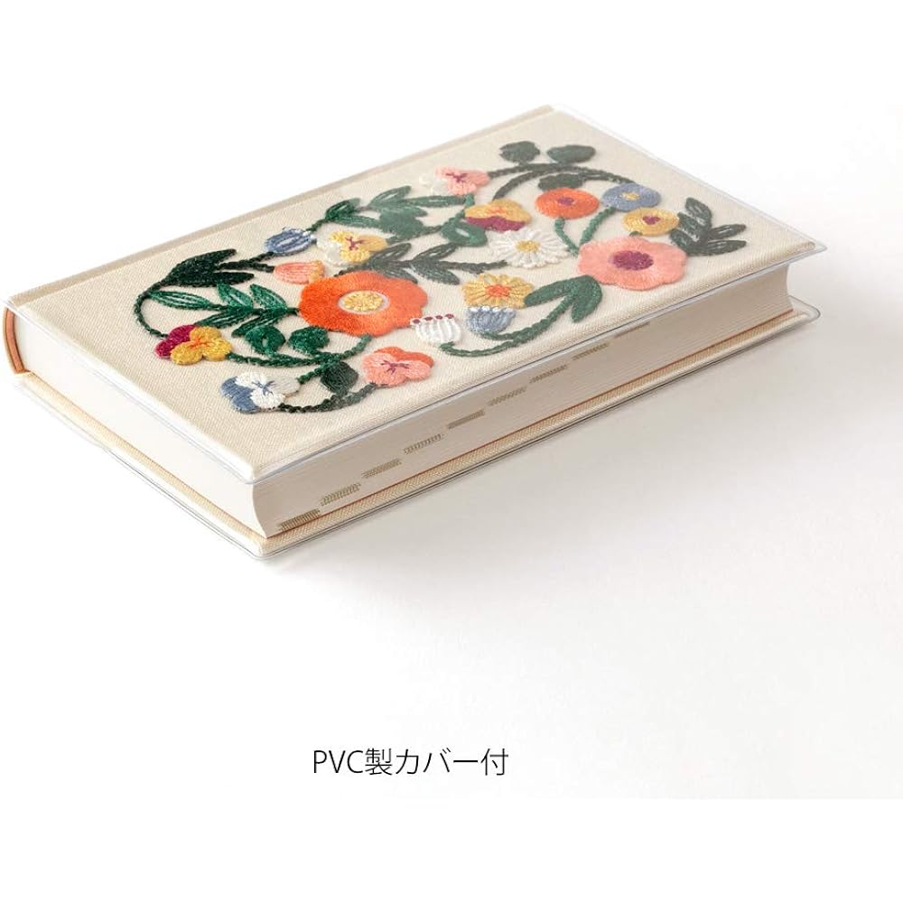 DESIGNPHIL Midori (MIDORI) Diary 5 Years Embroidered Floral Pattern Beige 12883006
