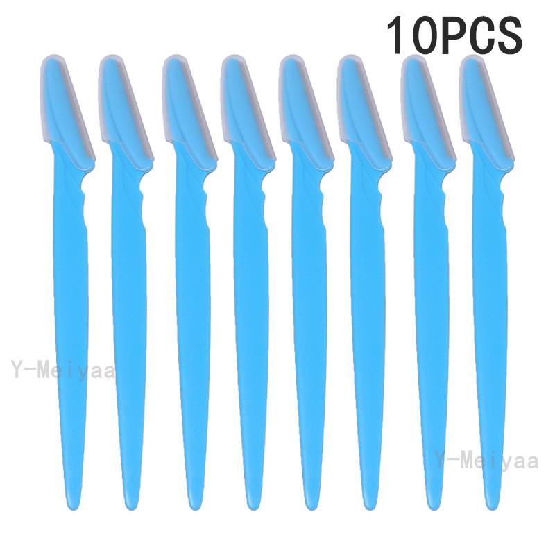 5/10/50Pcs Eyebrow Trimmer Makeup Tools Safe Eye Brow Razor Face Body Hair Removal Shaver Blades Woman Eyebrows Shaping Knife