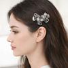 Zinc Zinc Zinc Alloy Horse Hairpin Colored Rhinestone Edge Clip Cartoon Hair Clip  Girls Hair Accessories