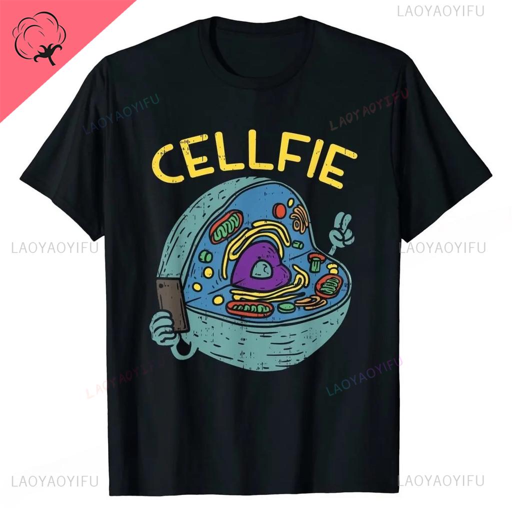 Cell Fie Funny Science Biology Teacher T Shirt Tops Tees Discount Casual Cotton Mens Top Tshirts Casual Cotton Man Streetwear