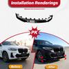 For BMW X3 G01 X4 G02 M Sport Facelift 2021 2022 2023 2024 Car Front Bumper Racing Model Spoiler Splitter Body Modification Kit