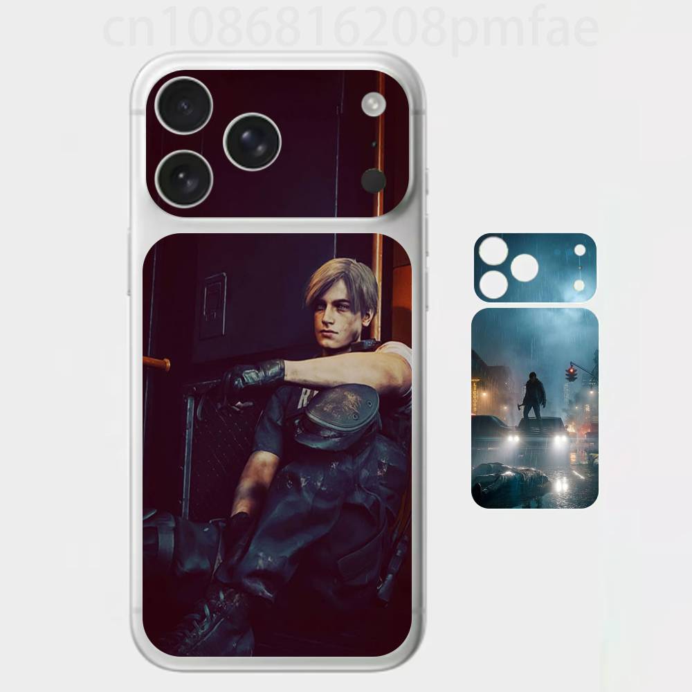 

Игровой R-Resident Evil Премиальная наклейка-обертка для iPhone 17 Pro/Max, Задняя панель с защитой камеры (Не чехол) iPhone17pro