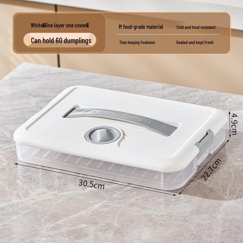 Kappabear Multi-Layer Dumpling Storage Box with Timer