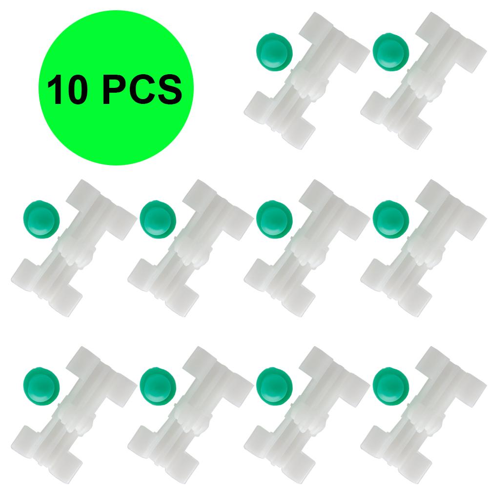 10 ST/Set Bil Sidodörr Lister Interiör Trim Formningsklämmor med Gummitätningar För BMW 3-serie E46 1997-2005OE# 51138231130