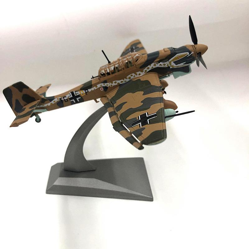1/72 Scale Diecast Alloy Model Junkers Fighter JU-87 Military Missile Bomber Collect Gifts