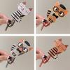 1PC Kitty Shaped Barrettes Nonslip Grip Lightweight Hair Accessories Acrylic Barrettes For Different Hairstyles