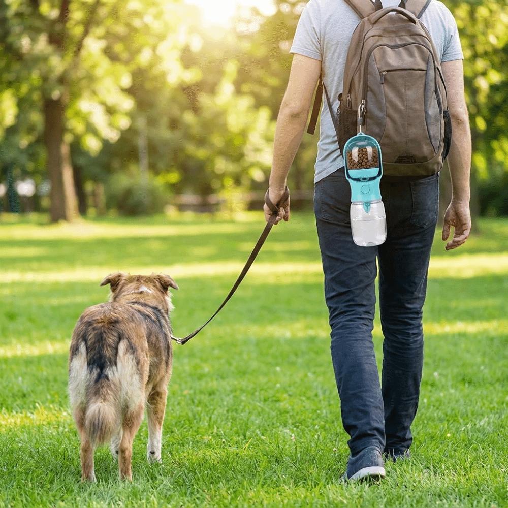 Leak Proof Portable Pet Water Bottle Heat-resistant Dog Food Container Water Dispenser  Dog Walking