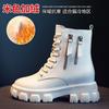 New Exquisite Women's Boots with Thick Bottom Anti slip and Wear resistant Modern Boots with Thick Velvet and Warm Snow Boots