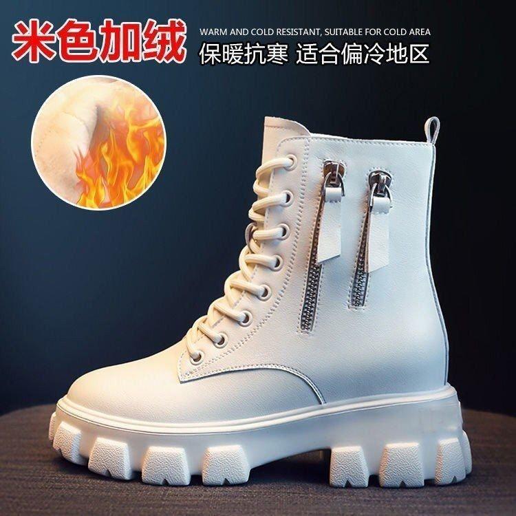 

Fashion New Exquisite Women s Boots with Thick Bottom Anti slip and Wear resistant Modern Boots with Thick Velvet and Warm Snow Boots 40