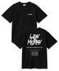 Leijimeli Award 20-Count Cotton Oversized Short Sleeve T-Shirt Black