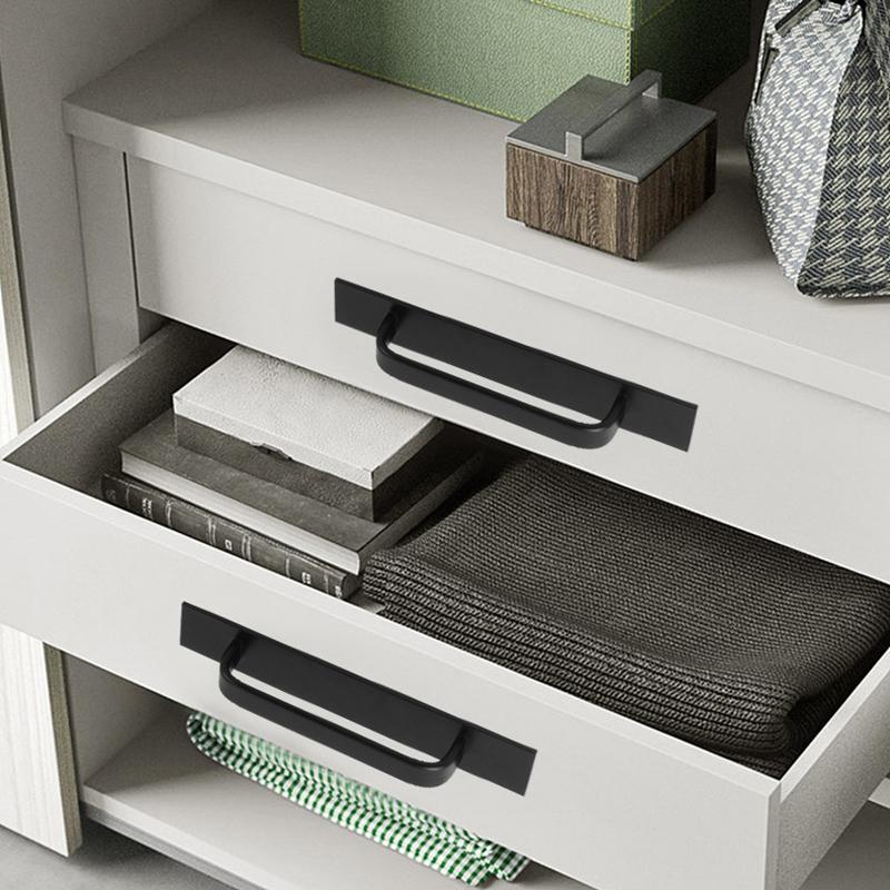 1 Pz Maniglie Autoadesive Istantanee per Cassetti e Armadi, Maniglie per Porte Adesive in Alluminio, Design Senza Foratura
