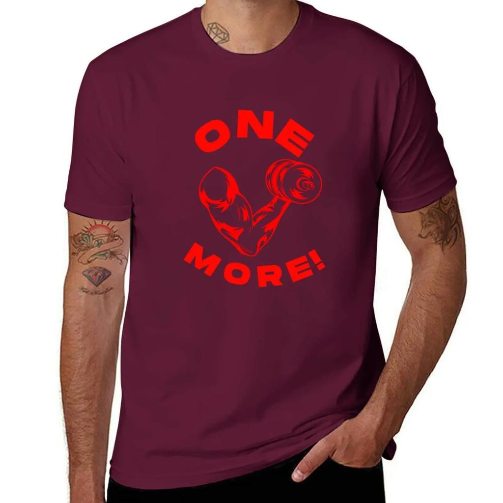 One More! T-Shirt Cute Clothes Custom T Shirt Graphic Tee Shirt Plus Size Clothes T Shirts for Men