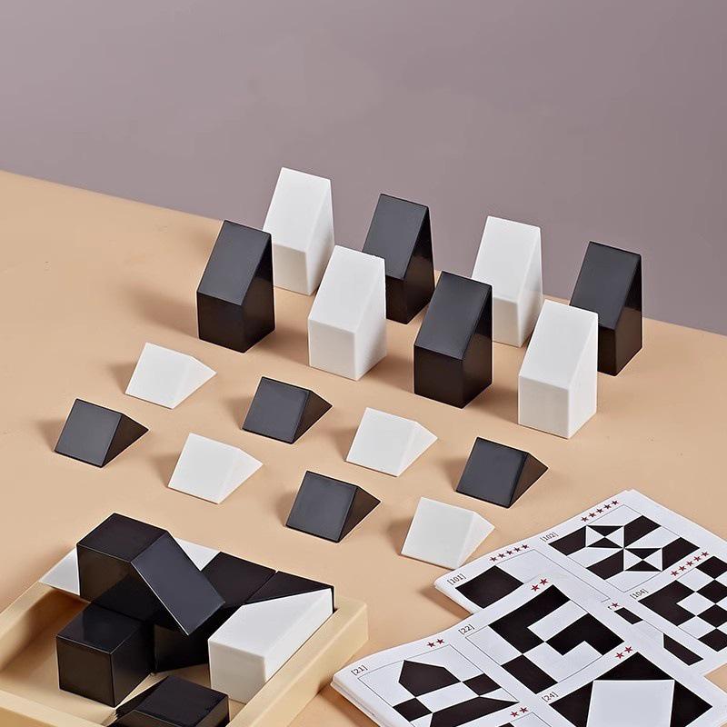 

Educational Hidden Block Puzzle for Kids 3-10 Years: Black & White Thinking Training for Boys & Girls