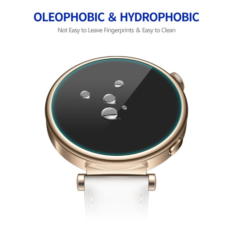 Hat‑Prince 0.2mm 9H Tempered‑Glass Screen Protector Compatible with Huawei Watch GT 4 41mm, Watch Screen Film, Film Only