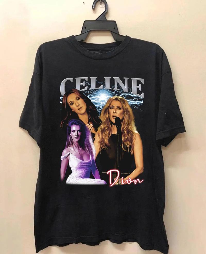 Celine Dion My Heart Will Go On Vintage TShirt Celine Dion Retro TShirt Unisex Graphic Tee Celine Dion 90s Tee Streetwear S