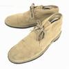 Indian Desert Boots Crepe Sole Suede Leather Chukka Boots Size 27.0 Beige