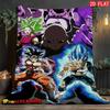 Dragon Ball Leisure Blanket Soft Warm Flannel Blanket for Reading Lounge Sofa Relaxing Time THW