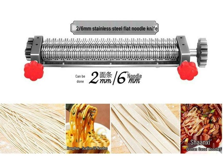 Stainless Steel Automatic Dough Press & Noodle Machine for Baozi, Mantou, and Dumplings with Free Shipping