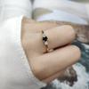 ZHOUYANG Slim Wedding Dainty Rings For Women Delicate Cubic Zirconia Light Gold Color Proposal Finger Gift Fashion Jewelry R872