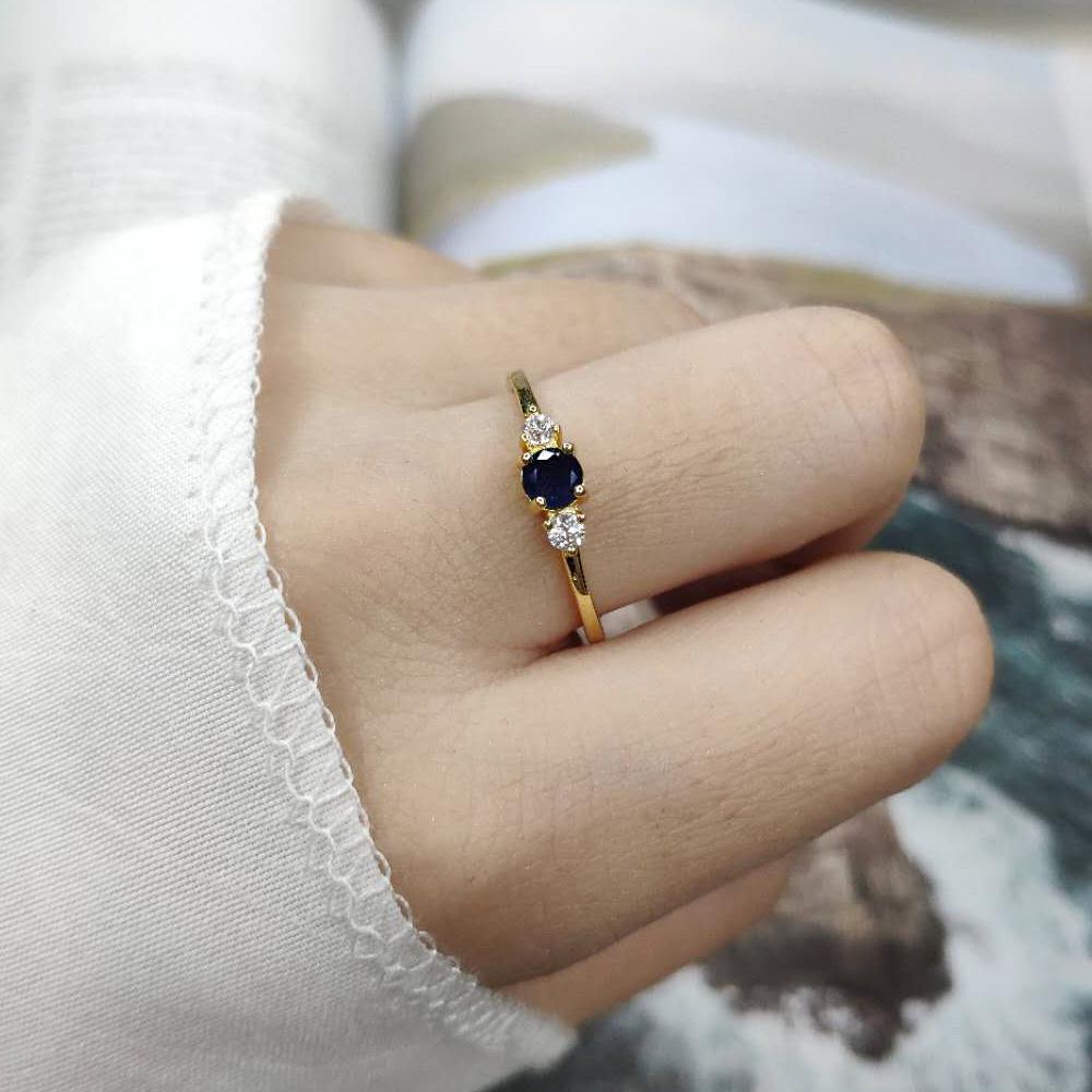 ZHOUYANG Slim Wedding Dainty Rings For Women Delicate Cubic Zirconia Light Gold Color Proposal Finger Gift Fashion Jewelry R872
