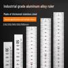 90° Aluminiumlegierung Edelstahl Winkelmesser - L-Form, Verdickt 300mm für Holzbearbeitung