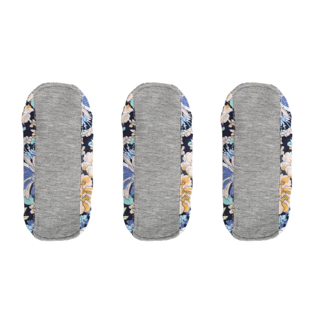 Washable Feminine Pads Leakage Proof Strong Absorbent Breathable Reusable Cotton Menstrual Pads 3pcs MSH007