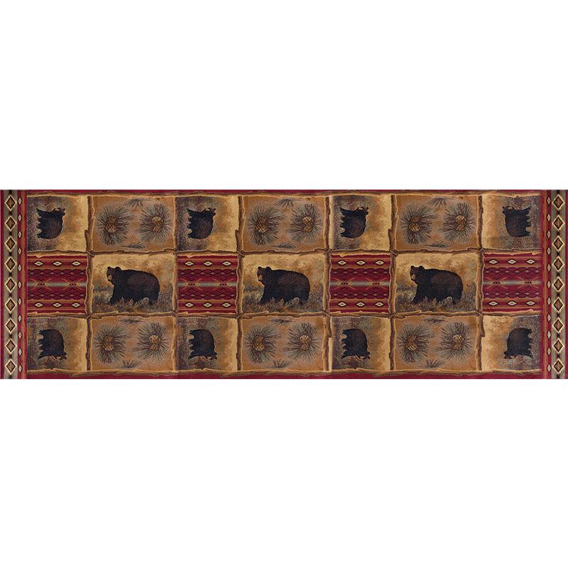 Retro Crystal Velvet Luxury Floor Mat – Dirt-Resistant, Easy-Clean, Large Area Entry or Bedroom Rug