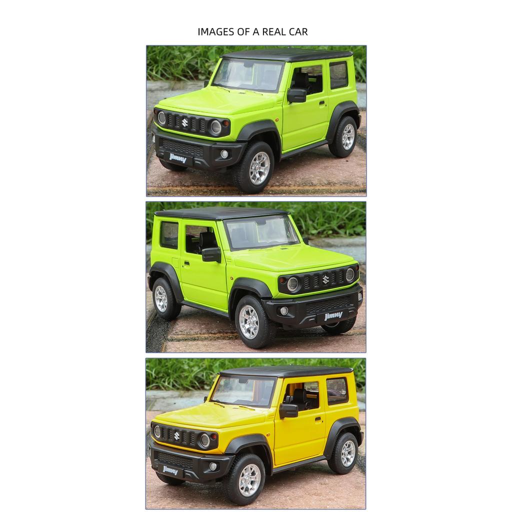 Simulation 1/24 Suzuki Jimny Alloy Automobile Model Die-cast Metal Off-Road Vehicle Model Collection Children's Toy Gifts