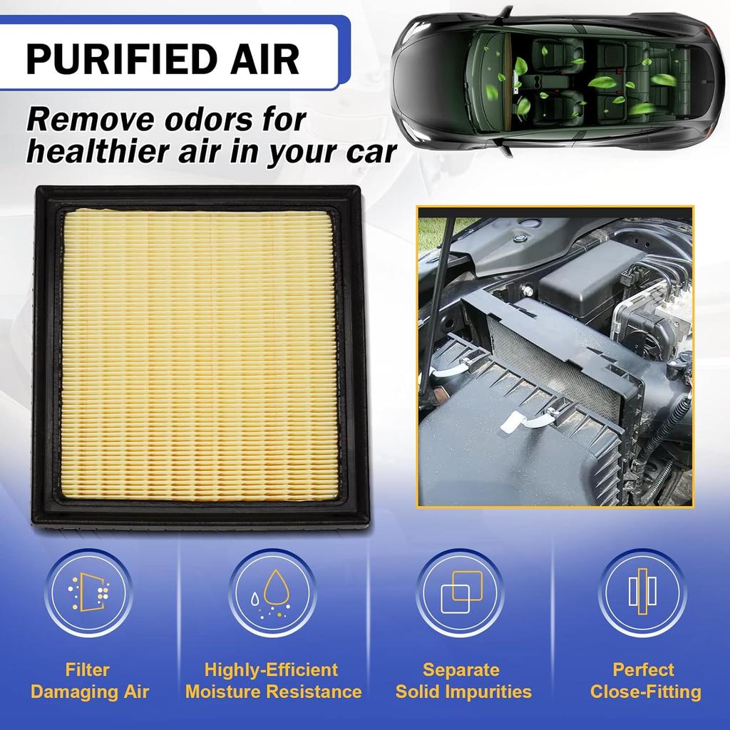 Engine Air Filter For 2017-2024 Subaru Impreza Crosstrek Ascent Forester Outback WRX 16546AA16A