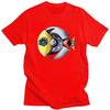 Niestandardowy T-shirt Męski UFO Robot Grendizer Goldorak 100% Bawełna Koszulka Codzienna Krótki Rękaw Dopasowany Krój Ubranie Prezent