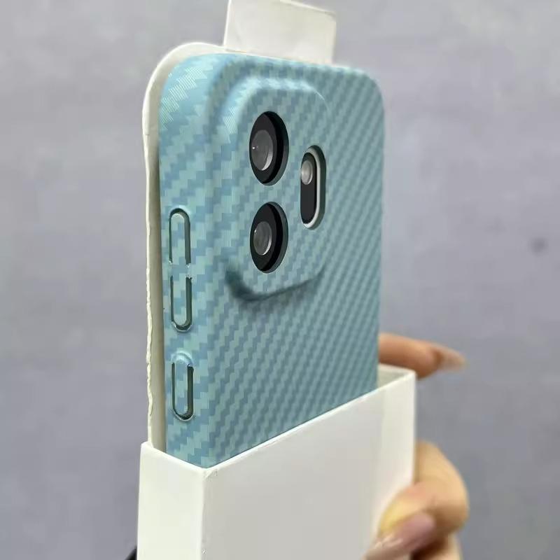 For Poco X8 Pro Max Case Matte Carbon Fibre Texture Anti Fingerprint Protect Shockproof Back Cover For  Poco X8 Pro Shell Bumper