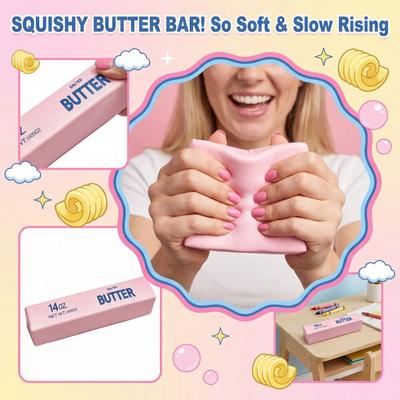 Wet And Soft Butter Stick, Slow- Stress-relieving Toy For Children.
