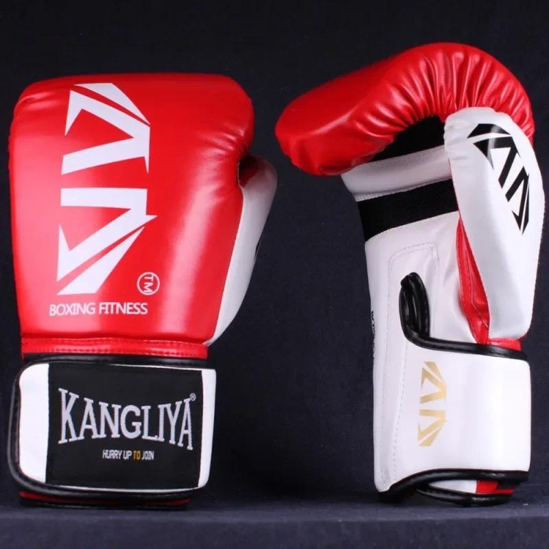 Professional Sanda Muay Thai Boxing Gloves Kickboxing Training Gloves for Men Women Punch Bag MMA Taekwondo Glove