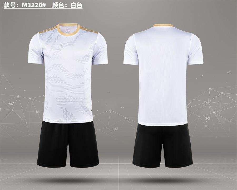 New children s short-sleeved football training suit, adult quick-drying breathable competition sports jersey, football jersey Children s 4xs code
