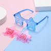 Gender Reveal Star Party Glasses with Custom Text Inquiries