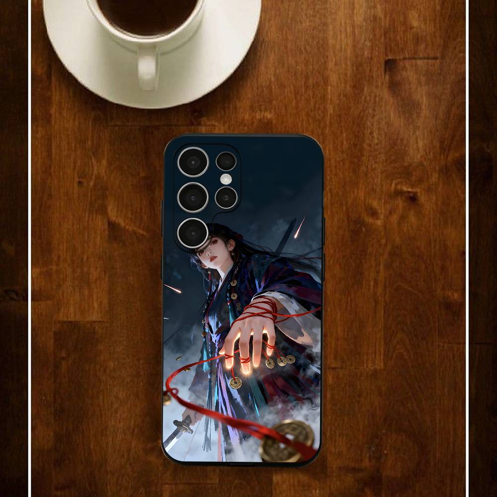 

Horror Weird Gu Phone Silicone Case For Samsung S24 22 20 23 21 20 Ultra Plus Lite 5G Print Cover Samsung S205G