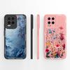 For Realme 8 Pro 8i 8S Phone Case Cute Flower Patterns Soft Liquid Silicone Full Coverage Cover For Realme 8Pro Anti Drop Shell