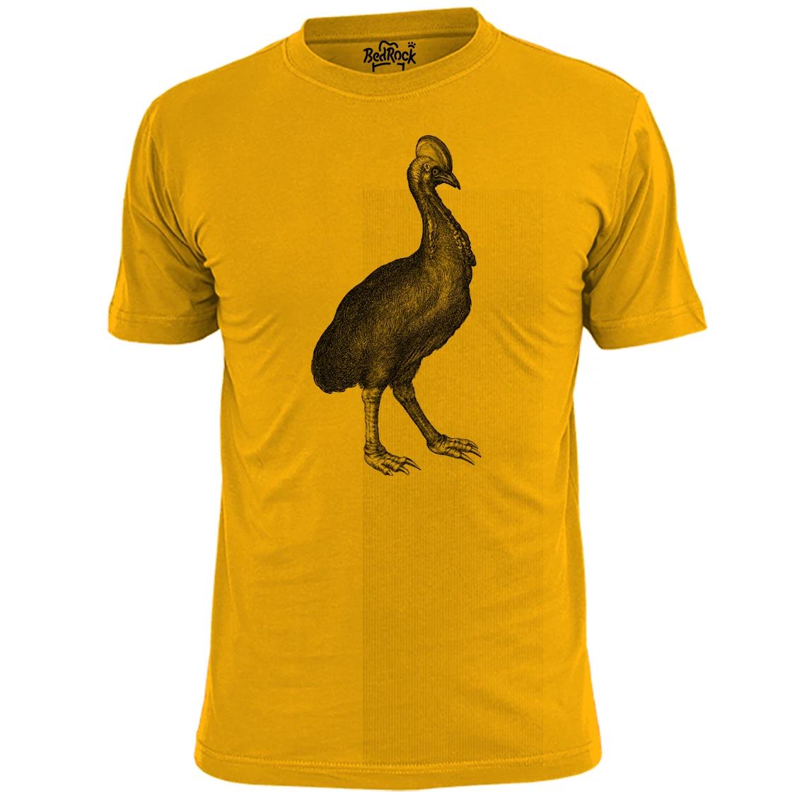 Mens Cassowary Bird T shirt Flightless 3XL