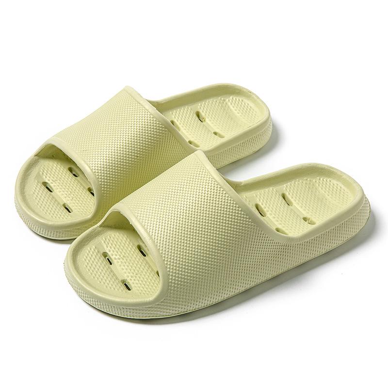 Women's Waterproof Summer Shower Slippers: Lightweight, Thick-Soled, Hollow Design for Men and Women's Outdoor or Home Wear.
