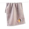 1Pc 25x50cm Cartoon Hedgehog Embroidery Cotton Soft Absorbent Children Baby Bathroom Hand Face Towel