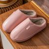 Elderly Waterproof Cotton Slippers Men's Bag Heel Indoor Home Non-slip Warm Household Wool Cotton Shoes Winter Large Size Women