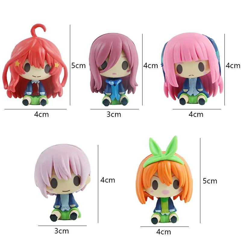 Miku Yotsuba Figures Anime The Quintessential Quintuplets Nino Statues Cute Itsuki Ichika Action Figurine Decor Desk Accessories